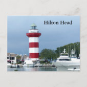 Hilton Head Lighthouse Postkarte (Vorderseite)