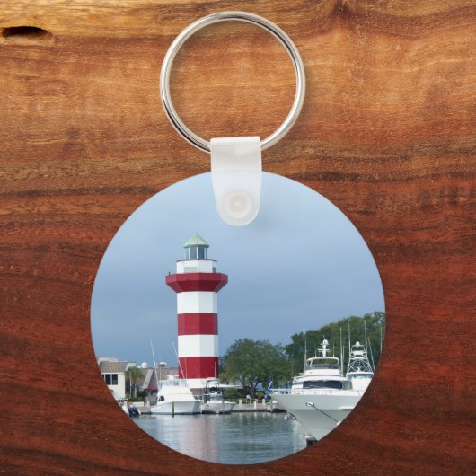Hilton Head Lighthouse Schlüsselanhänger (Vorderseite)
