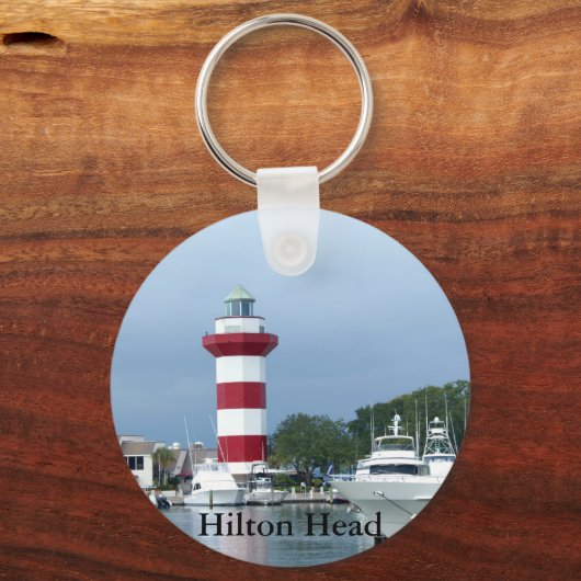 Hilton Head Lighthouse Schlüsselanhänger (Vorderseite)