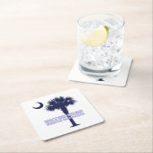 Hilton Head (Palmetto)2 Rechteckiger Pappuntersetzer (Vor Ort)