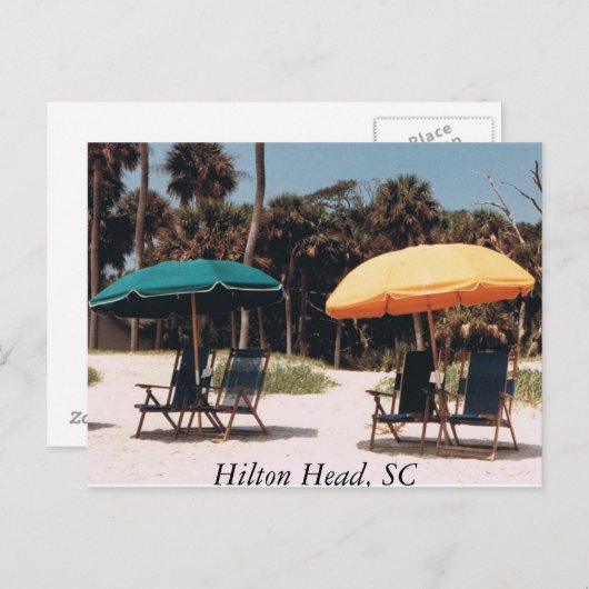 Hilton Head Post Card Postkarte (Vorne/Hinten)