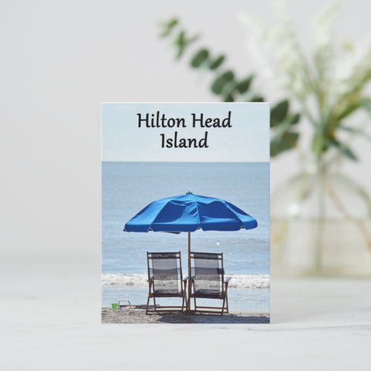 Hilton Head Postkarte (Stehend Vorderseite)