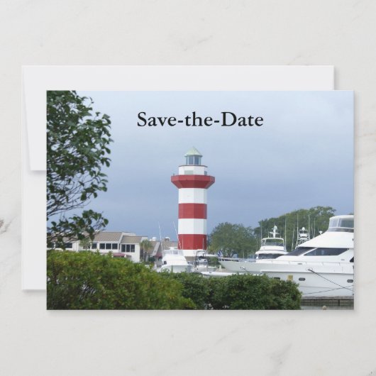 Hilton Head, Rett-the-Date Save The Date (Vorderseite)