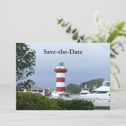 Hilton Head, Rett-the-Date Save The Date (Stehend Vorderseite)