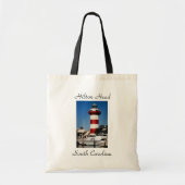 Hilton Head, SC Harbour Town Leuchtturm Tote Bag Tragetasche (Vorne)