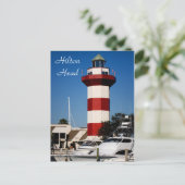 Hilton Head, SC Harbour Town Lighthouse Postcard Postkarte (Stehend Vorderseite)