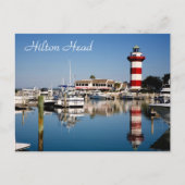 Hilton Head, SC Harbour Town Lighthouse Postcard Postkarte (Vorderseite)