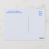 Hilton Head, SC Harbour Town Lighthouse Postcard Postkarte (Rückseite)