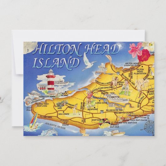 Hilton Head SC Moving Ankündigung (Vorderseite)