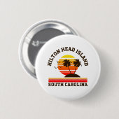 Hilton Head South Carolina Button (Vorne & Hinten)
