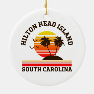 Hilton Head South Carolina Keramik Ornament