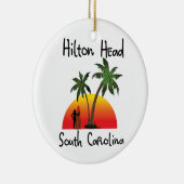 Hilton Head South Carolina Keramikornament (Rechts)
