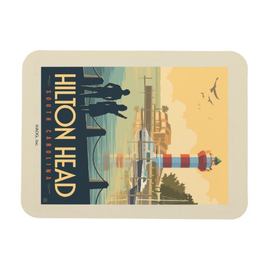 Hilton Head | South Carolina Magnet (Horizontal)