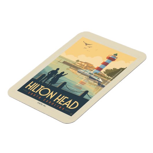 Hilton Head | South Carolina Magnet (Linke Seite)