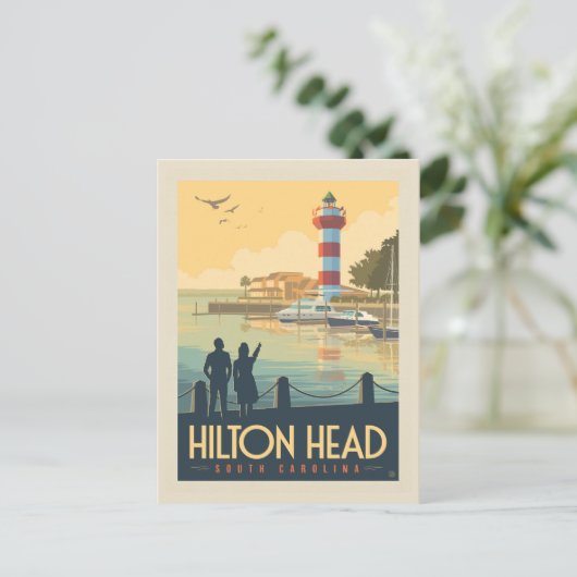 Hilton Head | South Carolina Postkarte (Stehend Vorderseite)