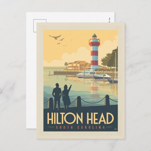 Hilton Head | South Carolina Postkarte (Vorne/Hinten)