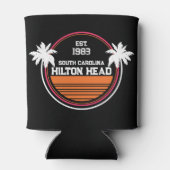 Hilton Head South Carolina - Retro Vintager 60er Dosenkühler (Rückseite)