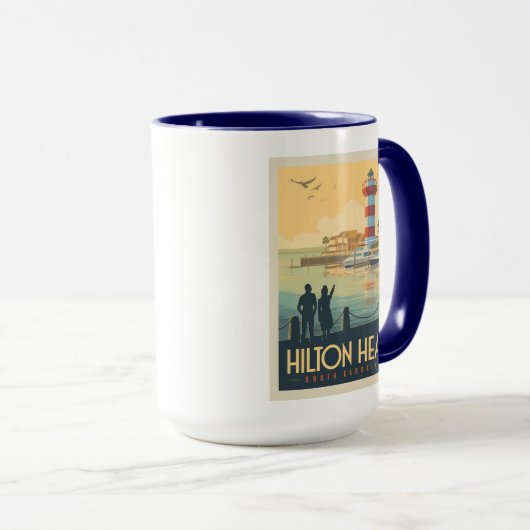 Hilton Head | South Carolina Tasse (VorderseiteRechts)