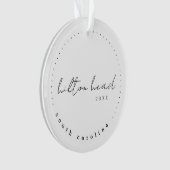 Hilton Head South Carolina Travel USA Simple Ornament (Vorderseite)