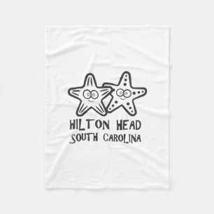 Hilton Head South Carolina Urlaub Mädchen Jungen Fleecedecke