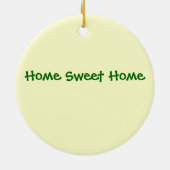 HILTON HEAD SOUTH CAROLINA WEIHNACHTSverzierung Keramikornament (Hinten)