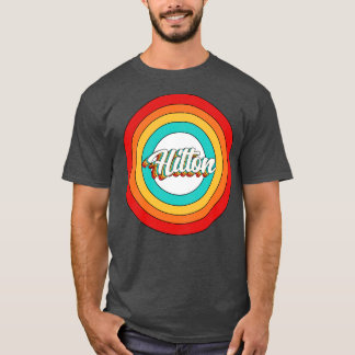 Hilton Name Shirt Vintag Hilton Circle