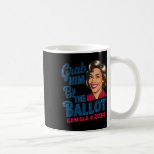 Him By the Ballot Kamala 2024 Funny Harris Electio Kaffeetasse