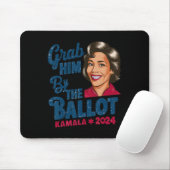 Him By the Ballot Kamala 2024 Funny Harris Electio Mousepad (Mit Mouse)