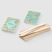 Him Elegant Boho Floral Bridal Polterabend Game Fächer (Non-assembled)