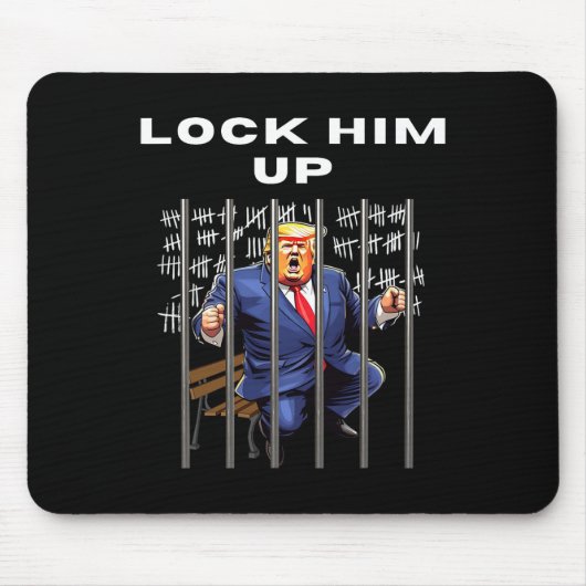 Him Up Anti-Trump Mousepad (Vorne)