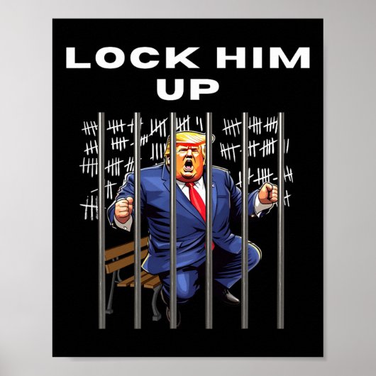 Him Up Anti-Trump Poster (Vorne)