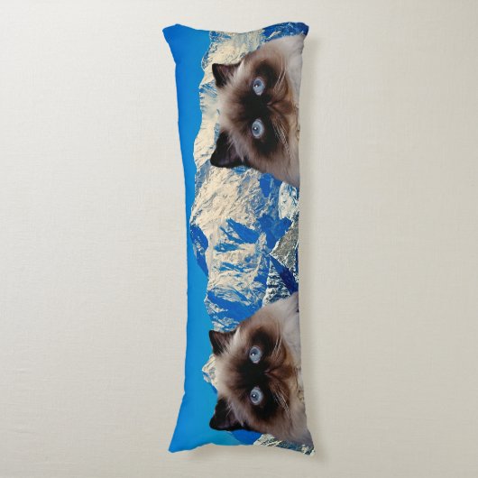 Himalajakatze Seitenschläferkissen (Vorderseite Vertikal)