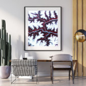 Himalaya-Berge aus dem All gesehen Poster