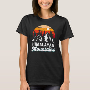 Himalaya Berge Outdoor Wandern Natur Retro So T-Shirt
