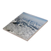 Himalaya-Berge unter Wolken - Tibet Fliese (Seite)