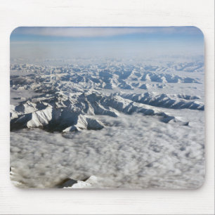 Himalaya-Berge unter Wolken - Tibet Mousepad