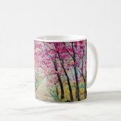 Himalaya Cherry Roadside Wasserfarbenwelt Kaffeetasse (VorderseiteRechts)
