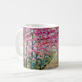 Himalaya Cherry Roadside Wasserfarbenwelt Kaffeetasse (Vorderseite Links)