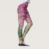 Himalaya Cherry Roadside Wasserfarbenwelt Leggings (Rechts)