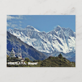 HIMALAYA - Eine von 1000 Ansichten von NEPAL Postkarte