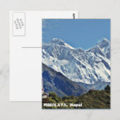 HIMALAYA - Eine von 1000 Ansichten von NEPAL Postkarte (Vorne/Hinten)