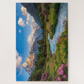 Himalaya-Fluss der Farben – Berglandschaft Puzzle (Vertikal)