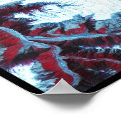 Himalaya-Gebirge Poster (Ecke)