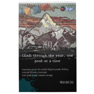 Himalaya-Gipfel-Motivationskalender 2026 Geschenk Kalender
