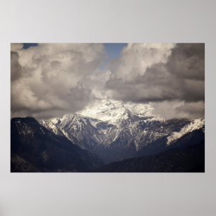 Himalaya in Bhutanbhutan, blau, himalaya, landscha Poster