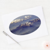 Himalaya Landschaft Ovaler Aufkleber (Umschlag)