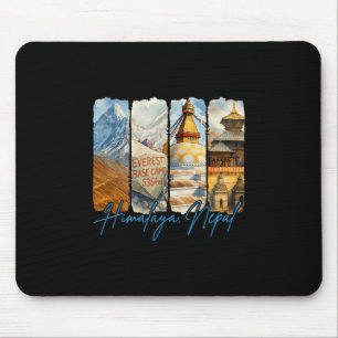 Himalaya Nepal Reise Reise Pinselstrich Souvenir Mousepad