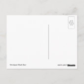 Himalaya-Schwarzbär Postkarte (Rückseite)