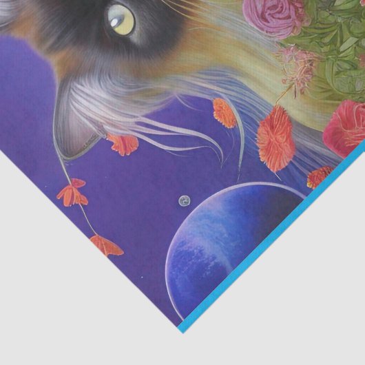 Himalayan Cat in Blume Seidenpapier (Ausschnitt)