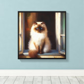 Himalayan Cat Leinwanddruck (Insitu (Holzboden))